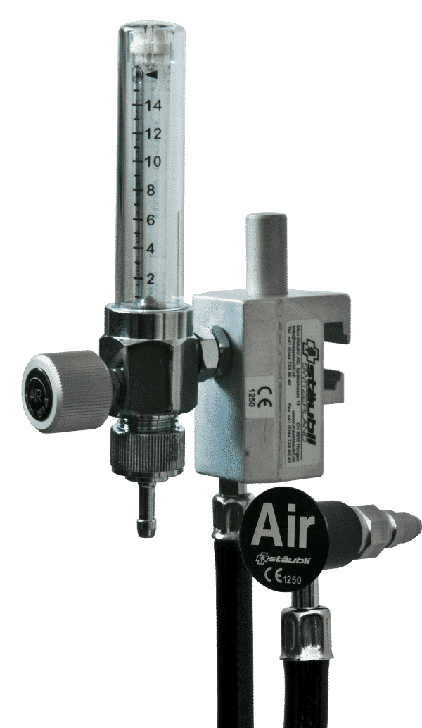 6.1.13 Dispositif de prise Air avec Flowmètre / avec Support Universel / avec raccord - Carba ou DIN